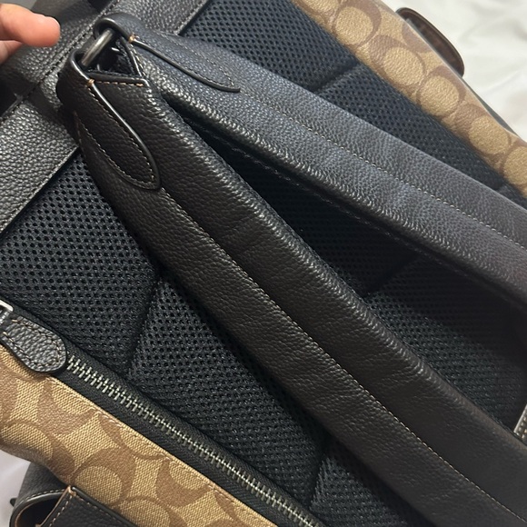 Hudson Backpack in signature canvas with varsity stripe - Picture 8 of 10